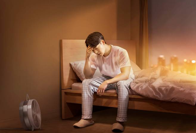잠을 자는 동안에도 유난히 땀을 흘린다면 혹시 질병의 징후가 아닌지 의심하게 된다. [사진=클립아트코리아]