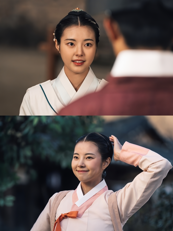 배우 홍예지는 극 중 어의 최상록(김주헌 분)의 고명딸이자 세자빈으로 내정된 최명윤 역을 맡았다. 쵬여윤은 정의와 의리가 넘치는 당찬 인물이다. /MBN