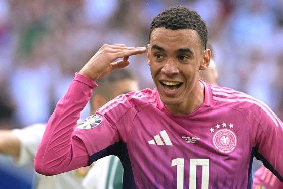 결승골을 터뜨린 독일의 신예 무시알라. AFP=연합뉴스