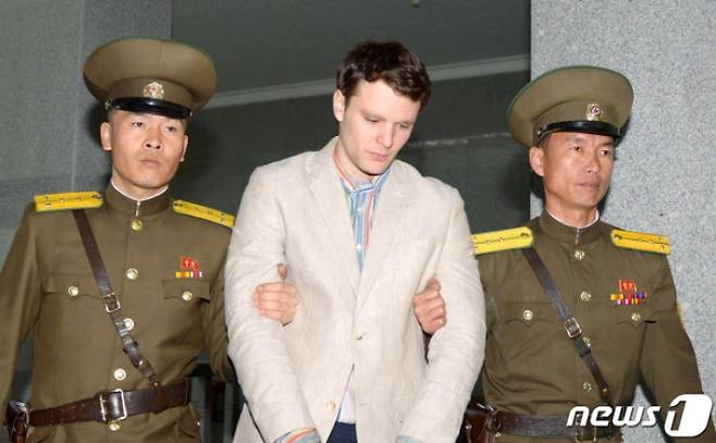 2015년 12월 북한에 방문했다가 17개월 만에 혼수 상태로 고향에 돌아온 지 엿새 만에 숨진 미국 대학생 오토 웜비어. /사진=로이터=뉴스1