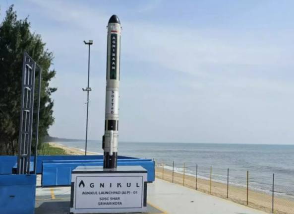 인도 우주기업 아그니쿨의 아그니반 로켓 모습/사진=아그니쿨