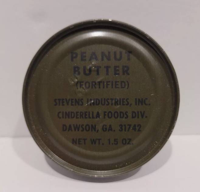 이베이에서 팔고 있는 땅콩버터 전투 식량. [이베이 캡처]