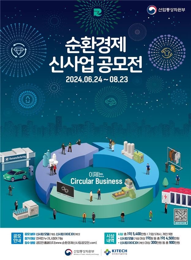 산업부, 순환경제 신산업 공모전 포스터 [산업통상자원부 제공. 재판매 및 DB 금지]