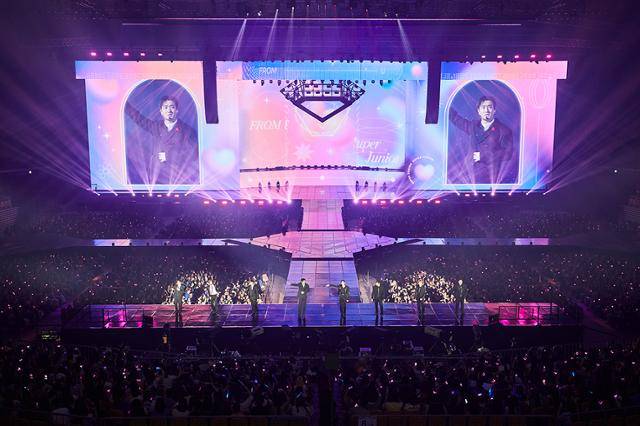 슈퍼주니어 멤버들이 멋진 공연을 선보였다. SM엔터테인먼트 제공