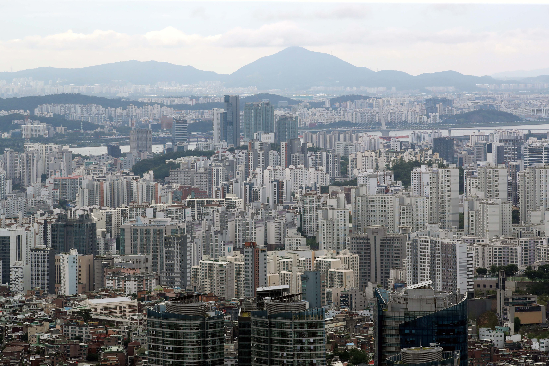 남산에서 바라본 서울 아파트 전경.(매경DB)