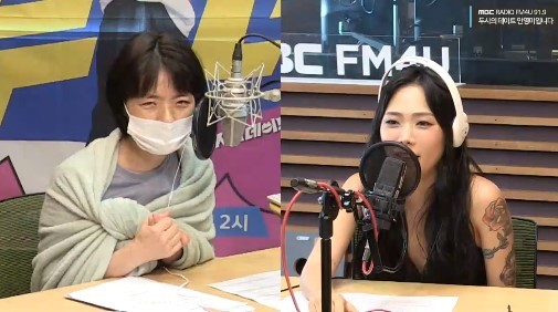 사진=왼쪽부터 안영미, 허니제이/MBC FM4U ‘두시의 데이트 안영미입니다’ 캡처