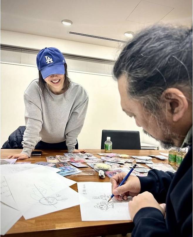 [서울=뉴시스] 민희진, 무라카미 다카시. (사진 = 인스타그램 캡처) 2024.06.25. photo@newsis.com *재판매 및 DB 금지