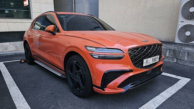 사진 : 제네시스 GV70 마그마 테스트카 (출처=Shorts Car)