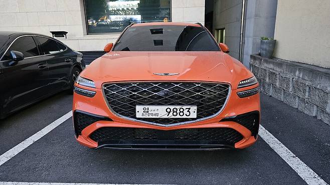 사진 : 제네시스 GV70 마그마 테스트카 (출처=Shorts Car)