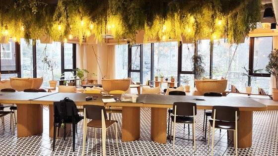 에피소드 서초 393 내 조성된 공유 거실. 이아미 기자