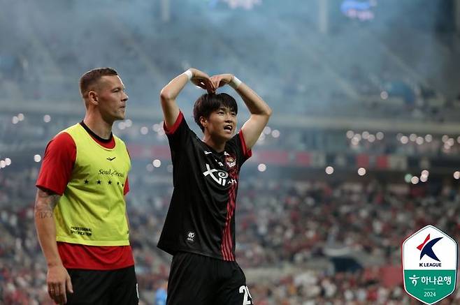 [서울=뉴시스] 프로축구 K리그1 FC서울의 류재문. (사진=한국프로축구연맹 제공) *재판매 및 DB 금지