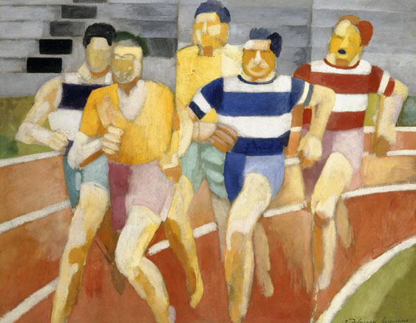 로베르 들로네의 ‘경주자들’, 1924년 작.