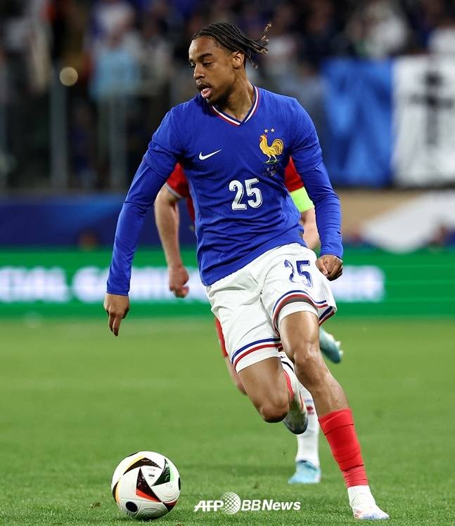 프랑스 축구대표팀 공격수 브래들리 바르콜라. /AFPBBNews=뉴스1