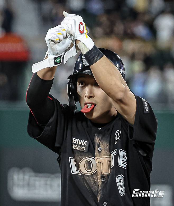 ▲ 황성빈 ⓒ롯데 자이언츠