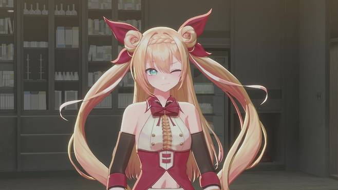 미츄 소속 버튜버 '미녕이데려오깨' 체험 이미지.