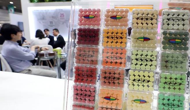 지난해 열린 세계 제약·바이오·건강기능 산업 전시회. ⓒ뉴시스