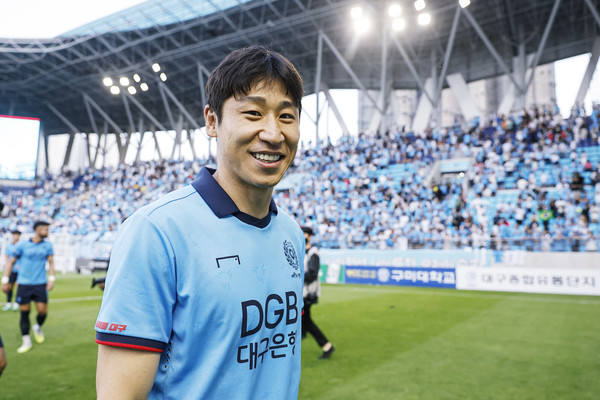 이근호(당시 대구FC). 대구FC 제공