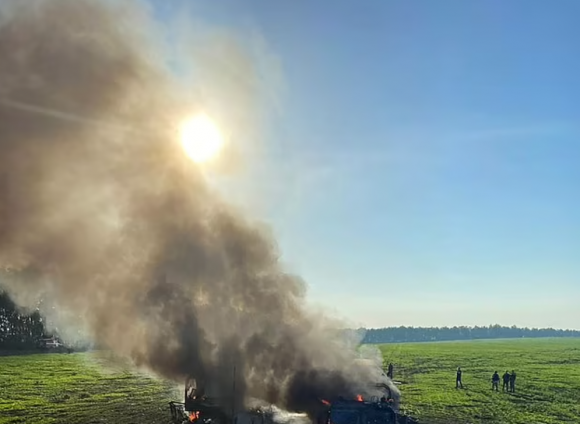 2024년 6월 초, 러시아 병사가 촬영한 것으로 알려진 영상에는 미국산 하이마스의 공격을 받은 러시아 국경도시 벨고로드 들판에서 불길이 솟아오르는 모습을 담고 있다