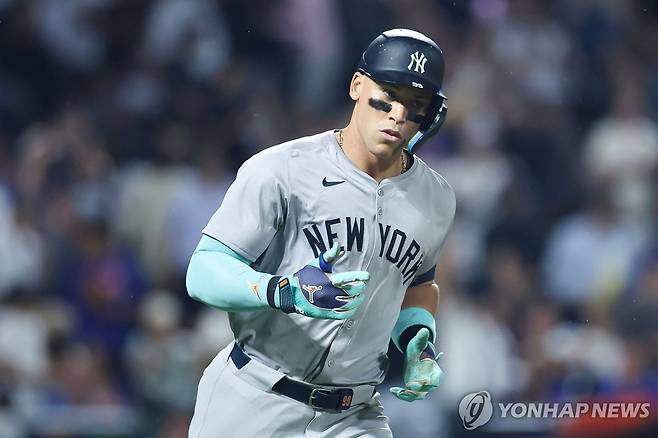 2024 MLB 올스타전 AL 팬투표 1위를 차지한 양키스 에런 저지 [게티이미지/AFP=연합뉴스]