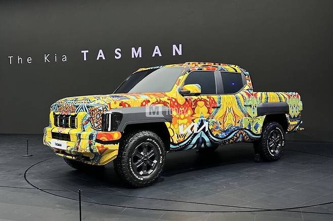 사진 : 기아 타스만 위장막 차량