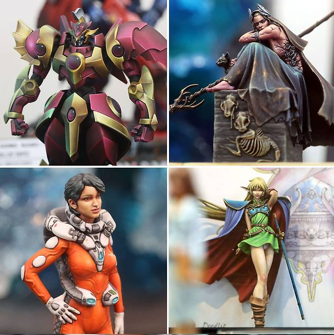 염신 레이어스 - 수크 作
Waiting, 로도스도 전기 Deedlit, Stag SWadder - BENDER 作 (왼쪽부터 시계방향)