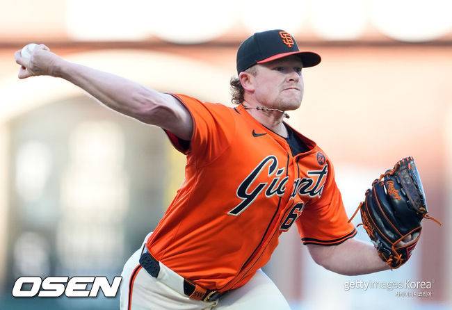 [사진] 샌프란시스코 투수 로건 웹. ⓒGettyimages(무단전재 및 재배포 금지)