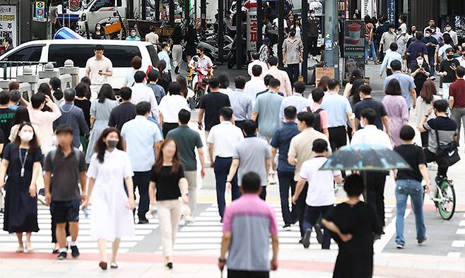 서울 종로구의 식당가. 연합뉴스