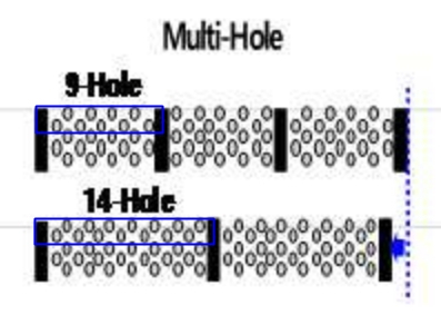 3D 낸드에서 9홀과 14홀의 차이. 사진제공=삼성전자