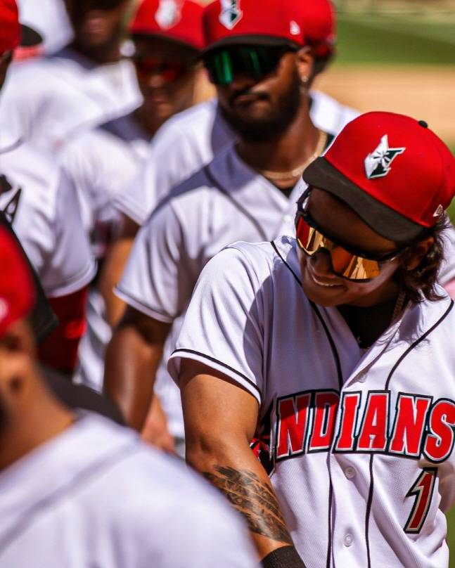 배지환. /사진=인디애나폴리스 인디언스 공식 SNS 갈무리