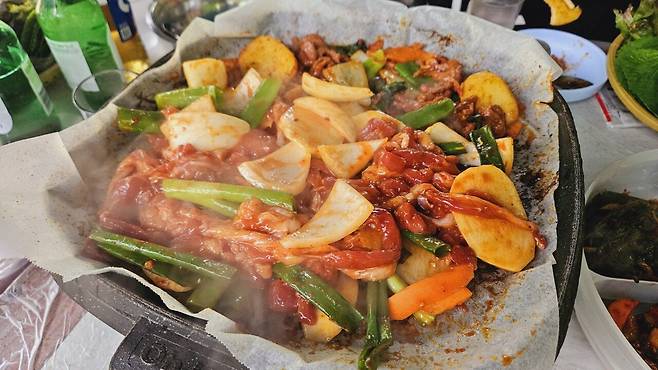 20240629_125844.jpg 장모님 생신 비오는 날 계곡 닭백숙과 오리주물럭