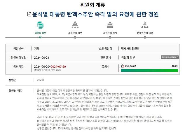 [국회 국민동의청원 홈페이지]