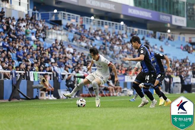 [인천=뉴시스] 프로축구 K리그1 강원FC의 양민혁. (사진=한국프로축구연맹 제공) *재판매 및 DB 금지