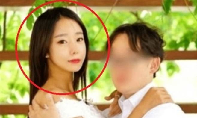 가평 계곡살인의 피의자 이은해(왼쪽)와 피해자 윤상엽의 결혼사진.