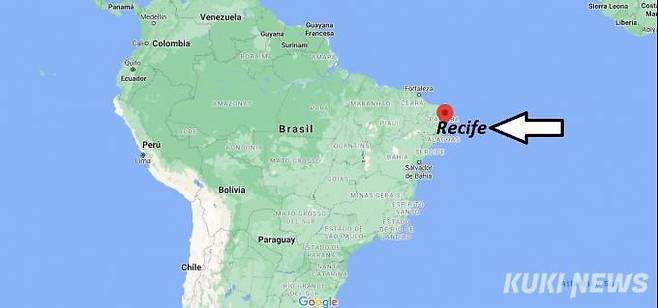 브라질 동북부 연안 페르남부크 주의 주도 헤시피(Recife)