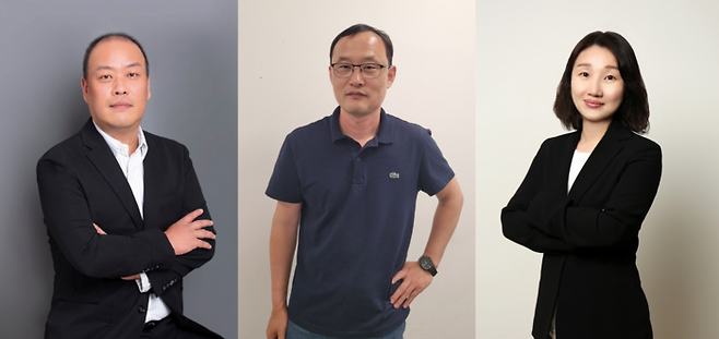 최원혁 현대오토에버 보안총괄임원(CISO), 지두현 소프트웨어개발센터장, 심민정 법무실장 (왼쪽부터)