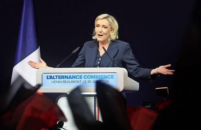 프랑스 극우 정당 국민연합(RN)의 마린 르펜 의원 [AFP=연합뉴스]