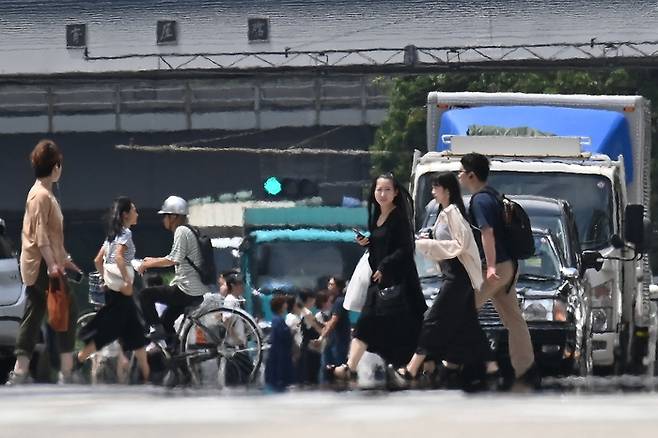 일본 도쿄의 거리. AFP연합뉴스