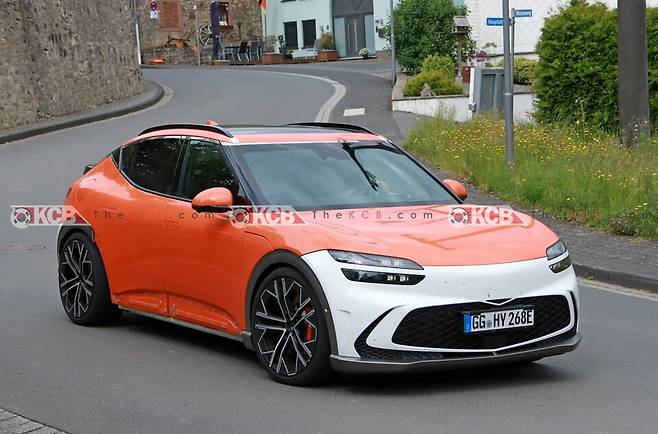 사진 : 제네시스 GV60 마그마 테스트카 (출처=KCB)