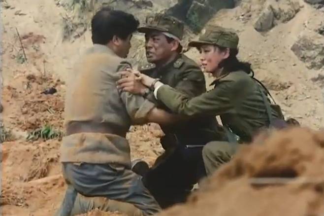 북한 영화 ‘소속없는 부대’의 한 장면. 출처=유튜브(Youtube) 화면캡처·데일리NK