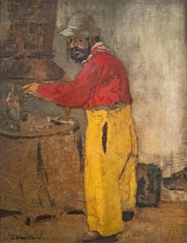 에두아르 뷔야르, '빌뇌브 쉬르 욘의 앙리 드 툴루즈 로트레크', 1898년, 툴루즈 로트레크 미술관, 프랑스 알비
