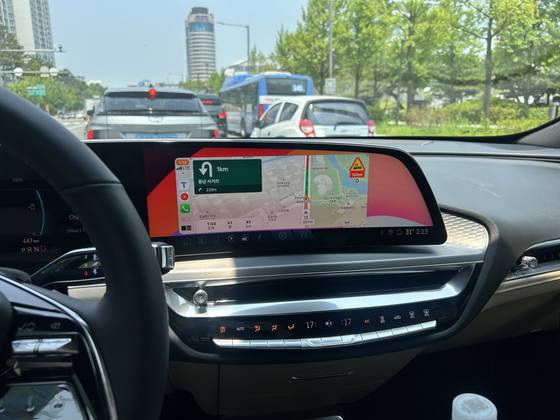 Cadillac’s Lyriq 33-inch center display [SARAH CHEA]