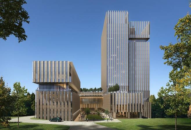 2028년 그랜드 오픈을 목표로 추진 중인 서울 장충동 하이엔드 호텔 조감도. 파라다이스 제공