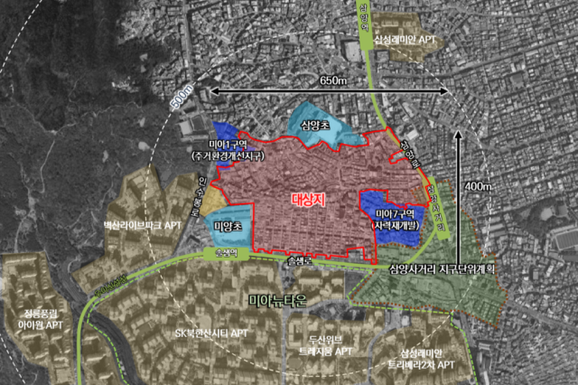 ‘미아동 791-2882 일대 재개발사업’ 위치도. 사진제공=서울시