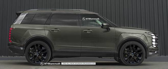 현대차 '팰리세이드 풀체인지' 예상도 (출처 : 뉴욕맘모스)