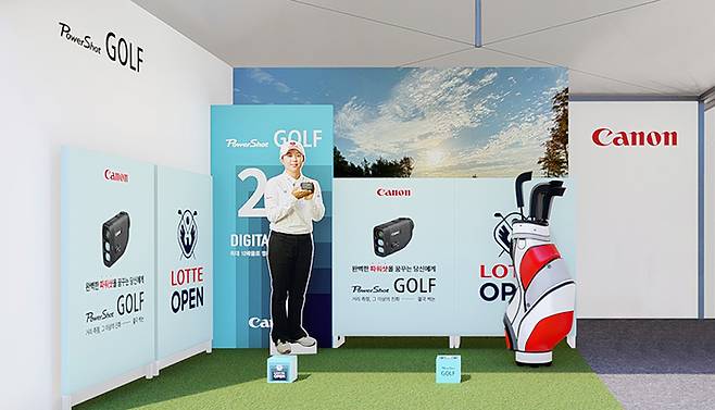 캐논코리아 롯데오픈 이벤트 부스