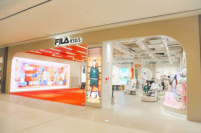 국내 한 휠라 키즈 매장. [휠라 제공]