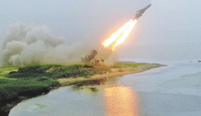러시아의 극초음속 미사일 ‘지르콘’의 시험발사 장면. 사진=트위터 캡처