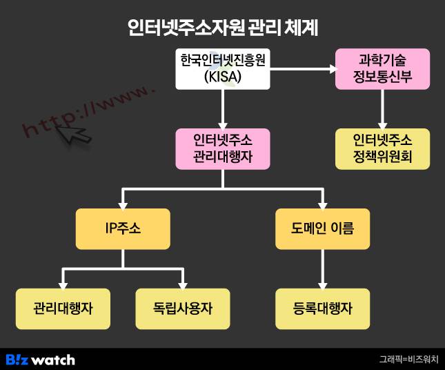 인터넷주소자원 관리 체계