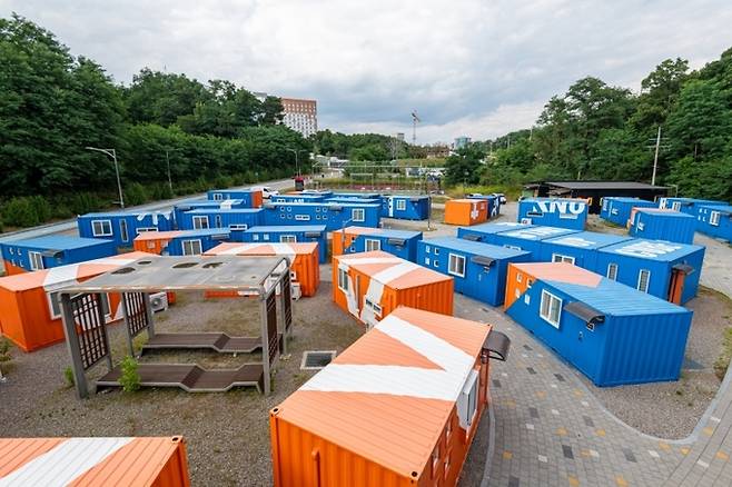 강원대학교 스타트업 큐브 전경. 강원춘천강소특구센터