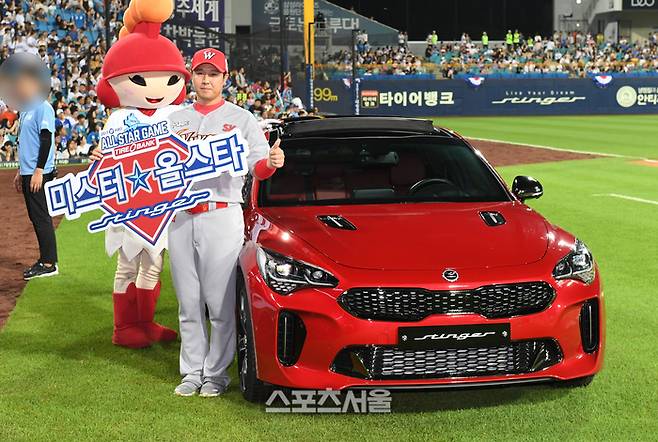 2017 KBO 올스타전 ‘미스터 올스타’에 선정된 최정. 대구 | 박진업기자 upandup@sportsseoul.com